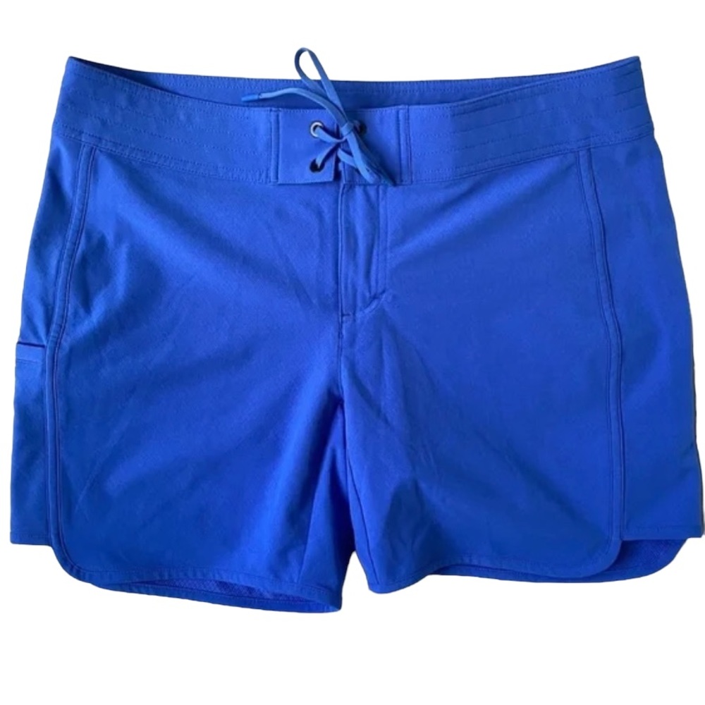 Athleta Surfboard Short Caspian Blue, Sz 0